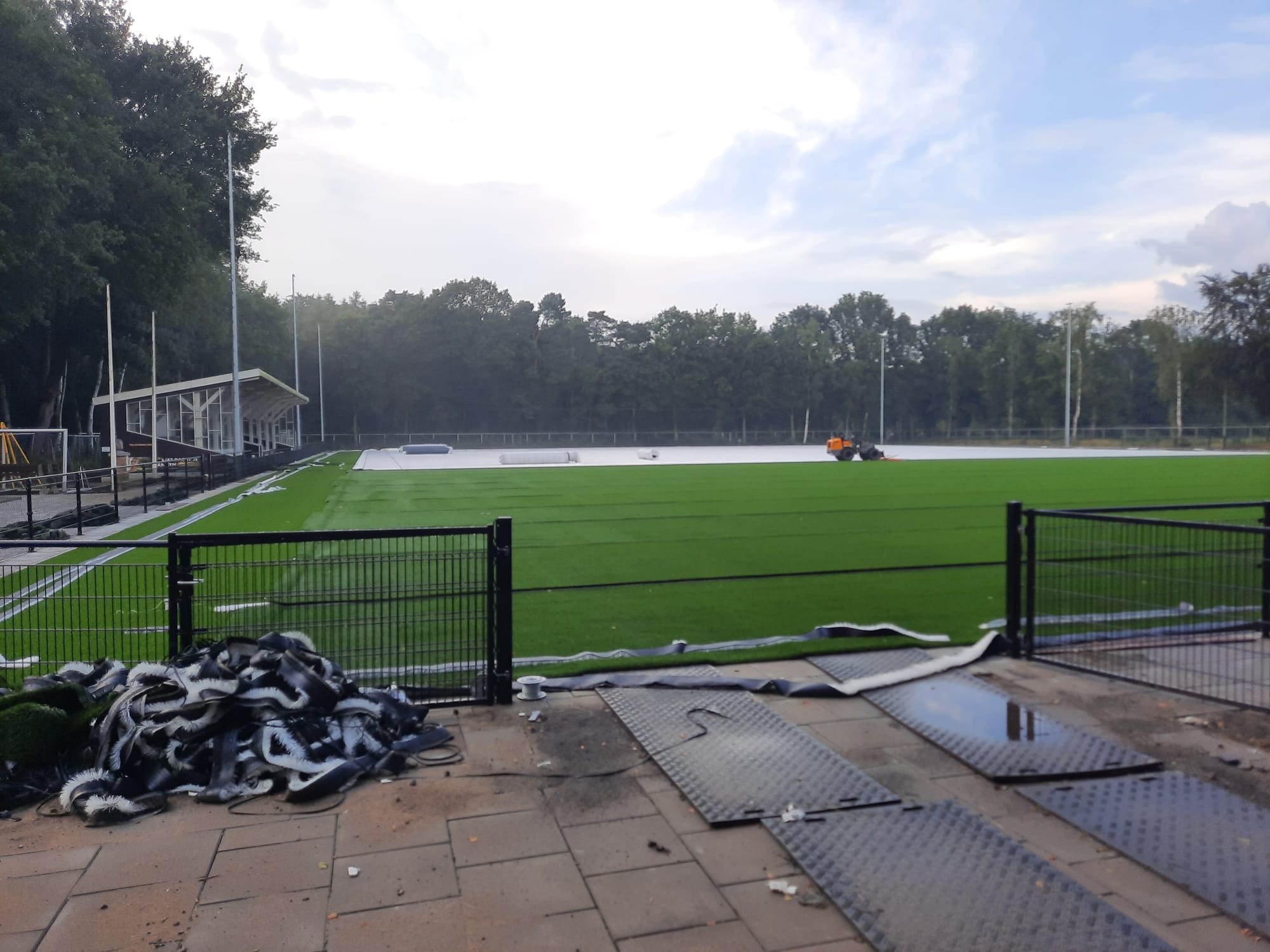Hoofdveld wordt steeds groener